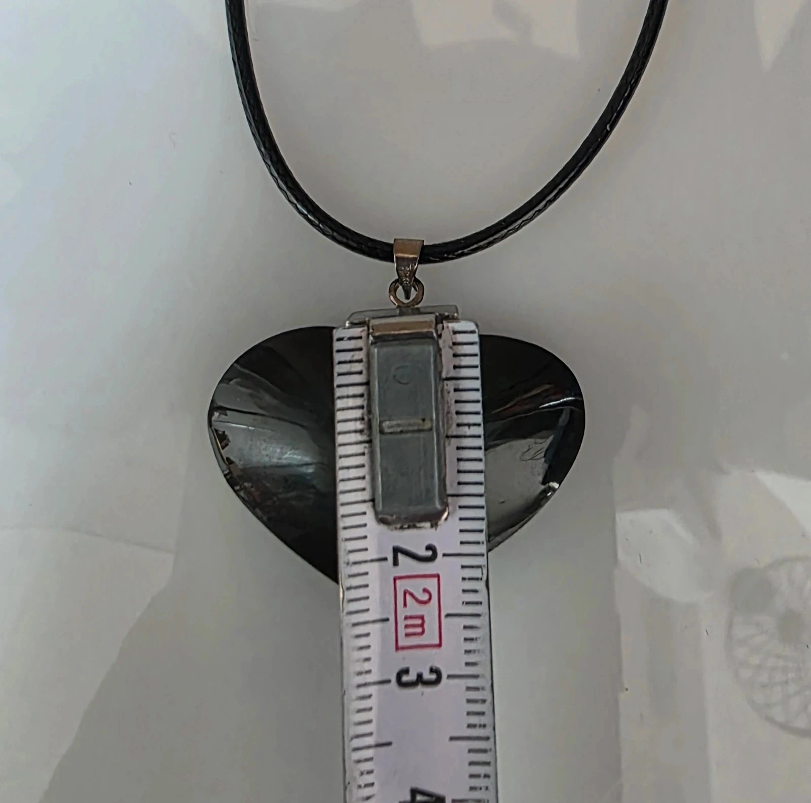 Obsidian Heart Pendant Celestial – photo 6